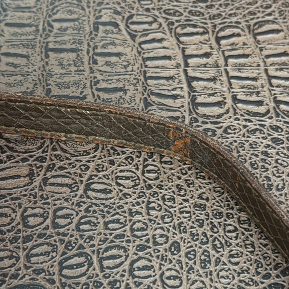 Madewell Metallic Gold Crossbody Bag Adjustable Strap Leather Small - Picture 16 of 16